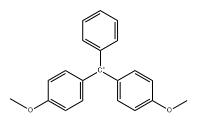 Methylium, bis(4-methoxyphenyl)phenyl- Struktur