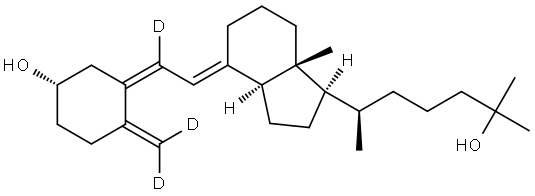 25-HydroxyvitaMin D3-[D3]
Calcifediol-D3 Struktur