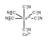 TRICOBALT BIS[HEXA(CYANO-C)COBALTATE(3-)] 結(jié)構(gòu)式