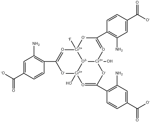 NH2-MIL-101(Cr) Struktur