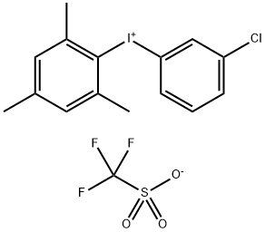 Iodonium, (3-chlorophenyl)(2,4,6-trimethylphenyl)-, 1,1,1-trifluoromethanesulfonate (1:1)