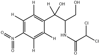 DL-threo-ChloraMphenicol-D5 Struktur