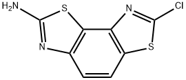 7-chlorobenzo[1,2-d:3,4-d']bis(thiazole)-2-amine Struktur