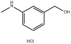 [3-(methylamino)phenyl]methanol hydrochloride Struktur