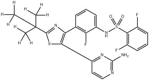 Dabrafenib-D9 Struktur