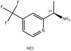 (R)-1-(4-(trifluoromethyl)pyridin-2-yl)ethan-1-aminedihydrochloride Struktur