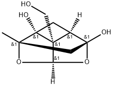 Debenzoylpaeoniflorgenin Struktur