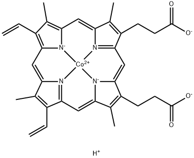 cobaltiprotoporphyrin Struktur