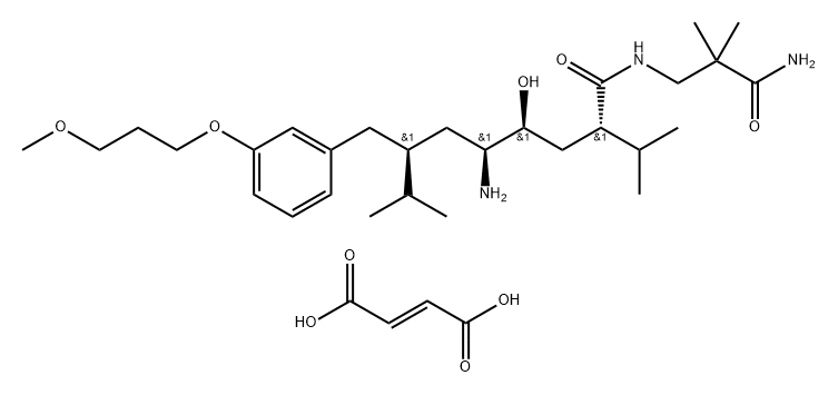 Demethoxy Aliskiren Fumarate (2:1) Structure