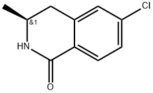 (S)-6-chloro-3-methyl-3,4-dihydroisoquinolin-1(2H)-one Struktur