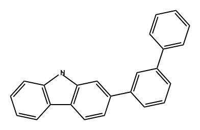 2-[(3'-PHENYL)PHENYL]-9H-CARBAZOLE Struktur