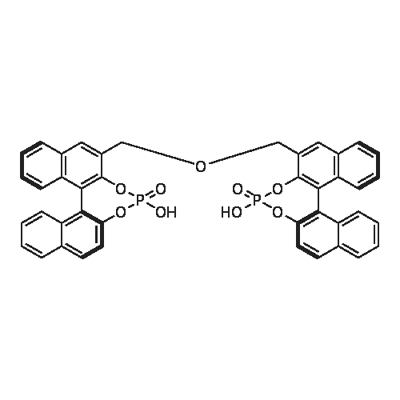 (11bS,11'bS)-2,2'-[oxybis(methylene)]bis[4-hydroxy-4,4'-dioxide-Dinaphtho[2,1-d:1',2'-f][1,3,2]dioxaphosphepin Struktur