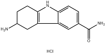 3-amino-6-carboxamido-1,2,3,4-tetrahydrocarbazole Struktur