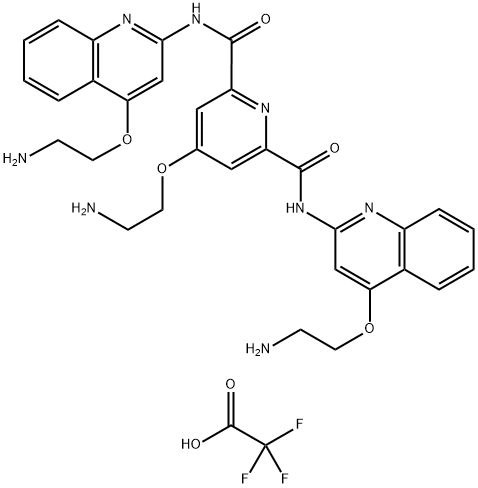 Pyridostatin TFA salt Struktur