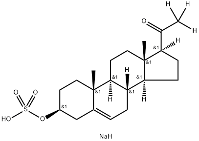 Sodium Pregnenolone-17α,21,21,21-d4 Sulfate Struktur