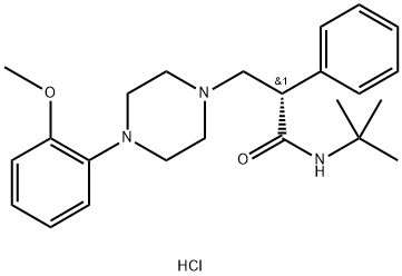 (S)-WAY 100135 dihydrochloride Struktur