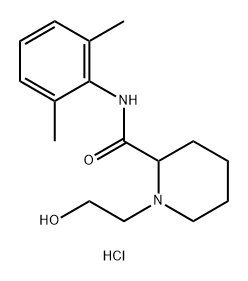 Droxicainide hydrochloride Struktur