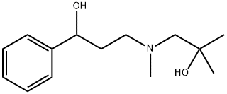 Benzenemethanol, α-[2-[(2-hydroxy-2-methylpropyl)methylamino]ethyl]- Struktur