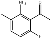 1-(2-Amino-6-fluoro-3-methylphenyl)ethan-1-one Struktur