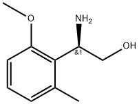 (2R)-2-amino-2-(2-methoxy-6-methylphenyl)ethan-1-ol Struktur