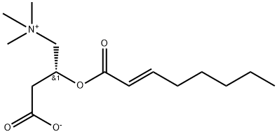 (E)-2-Octenoyl-L-carnitine Inner Salt Struktur