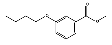 Methyl 3-n-butoxybenzoate Struktur