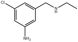 3-chloro-5-((ethylamino)methyl)aniline Struktur