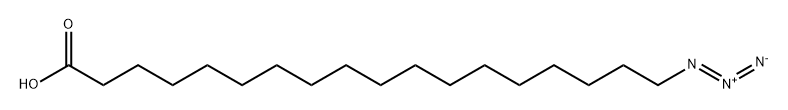 18-Azido-stearic acid Struktur