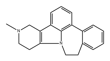 Benzo[d]pyrido[3',4':4,5]pyrrolo[3,2,1-jk][1]benzazepine, 4,5,6,7,9,10-hexahydro-5-methyl- Struktur