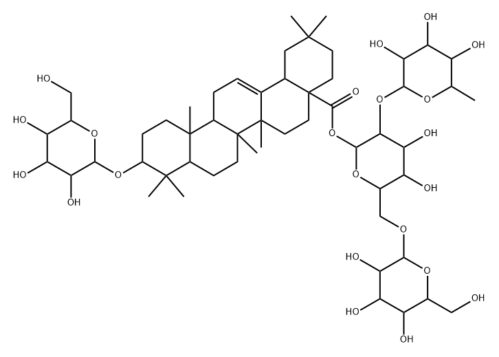 clemontanoside F Struktur