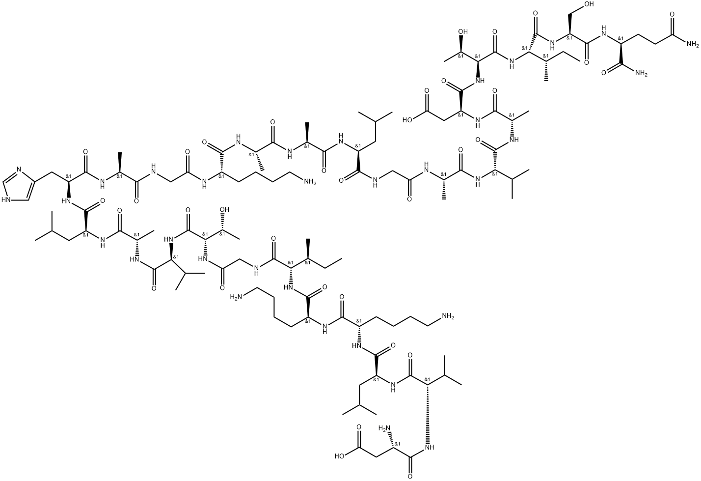 dermaseptin b Struktur