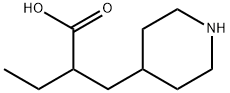 4-Piperidinepropanoic acid, α-ethyl- Struktur