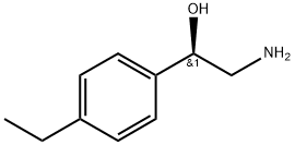 Benzenemethanol, α-(aminomethyl)-4-ethyl-, (αR)- Struktur