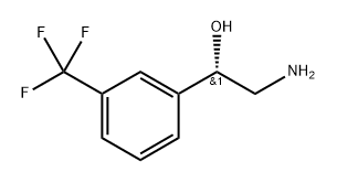 (S)-2-氨基-1-(3-(三氟甲基)苯基)乙烷-1-醇 結(jié)構(gòu)式