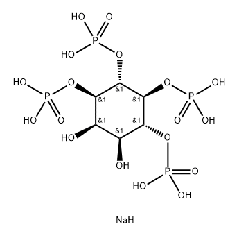 D-myo-Inositol-1,4,5,6-tetraphosphate (sodium salt) Struktur