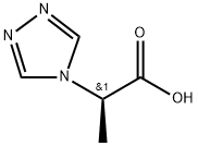 4H-1,2,4-Triazole-4-acetic acid, α-methyl-, (αR)- Struktur