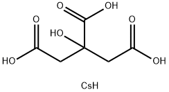 Citric acid/cesium,(1:x) salt Struktur