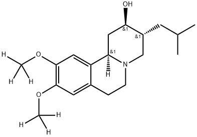 α-Dihydro Deutetrabenazine-D6 Struktur