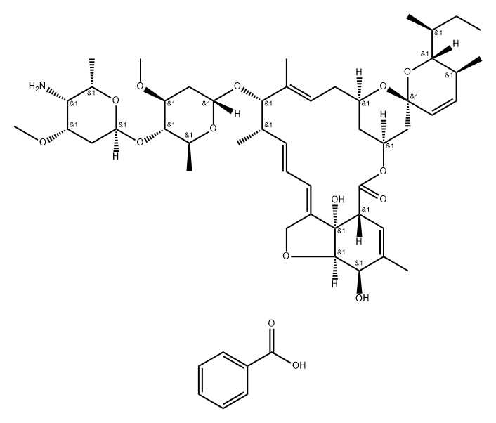 Emamectin metabolite (amino type) Struktur