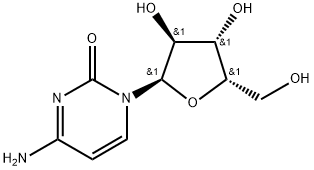 2(1H)-Pyrimidinone, 4-amino-1-α-L-xylofuranosyl- Struktur