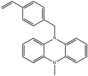 5-[(4-Ethenylphenyl)methyl]-5,10-dihydro-10-methylphenazine Struktur