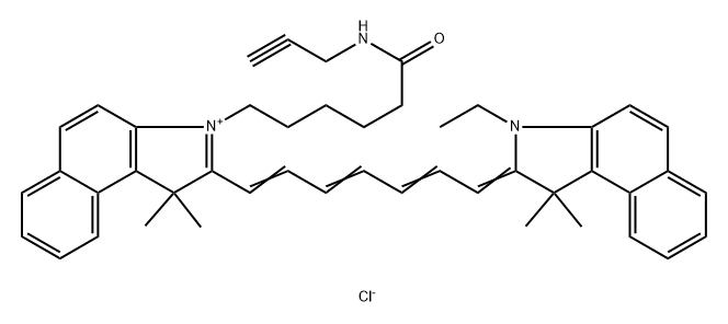 Cyanine7.5 alkyne Struktur