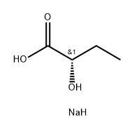 Sodium (S)-2-hydroxybutanoate Struktur