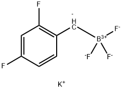 Potassium (2,4-difluorobenzyl)trifluoroborate Struktur