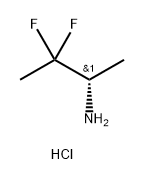 2-Butanamine, 3,3-difluoro-, hydrochloride (1:1), (2S)- Struktur