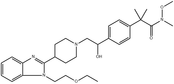 1'-Hydroxy Bilastine Weinreb's Amide Struktur