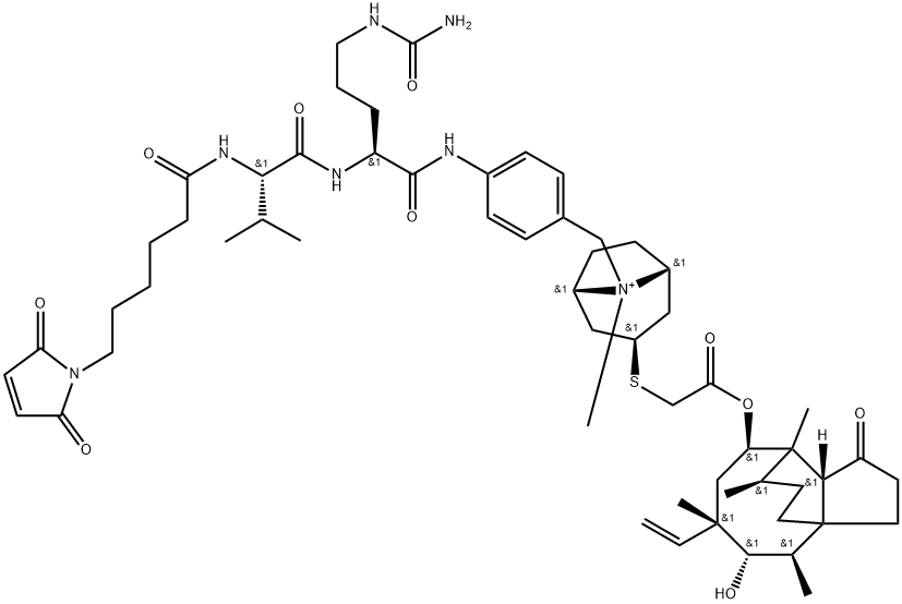 MC-Val-Cit-PAB-Retapamulin Struktur