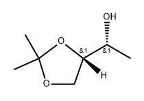 1,3-Dioxolane-4-methanol, α,2,2-trimethyl-, (αR,4S)- Struktur