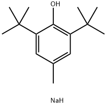 Phenol, 2,6-bis(1,1-dimethylethyl)-4-methyl-, sodium salt (1:1) Struktur