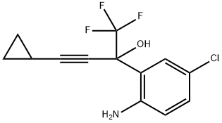 2-AMino-5-chloro-α-(2-cyclopropylethynyl)-α-(trifluoroMethyl)benzeneMethanol Struktur